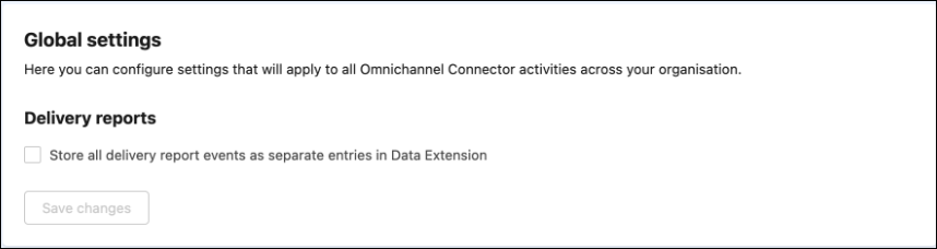 Omni Channel global summary