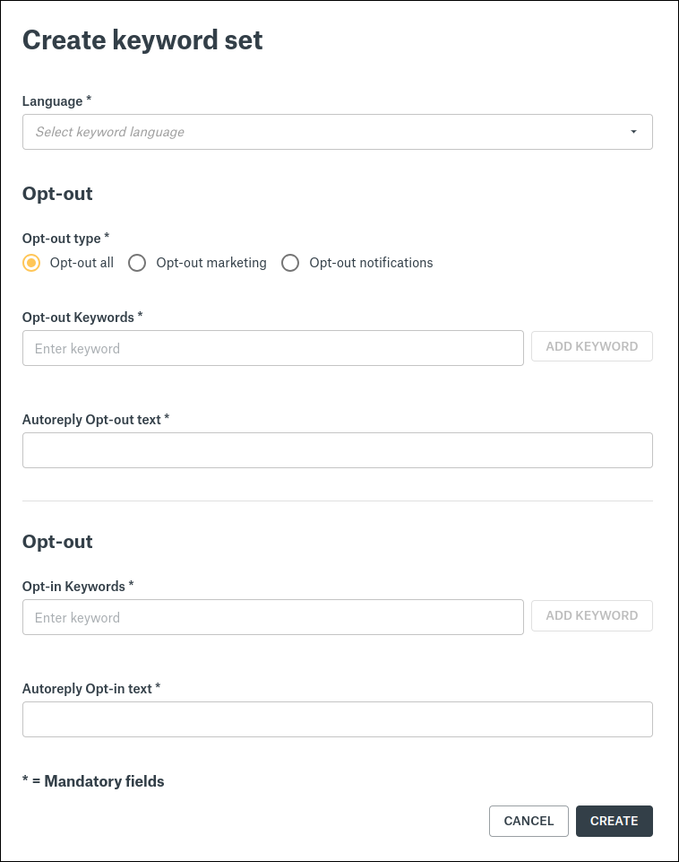 Consent management customization edit