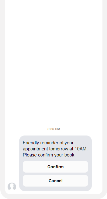 Choice Message with buttons