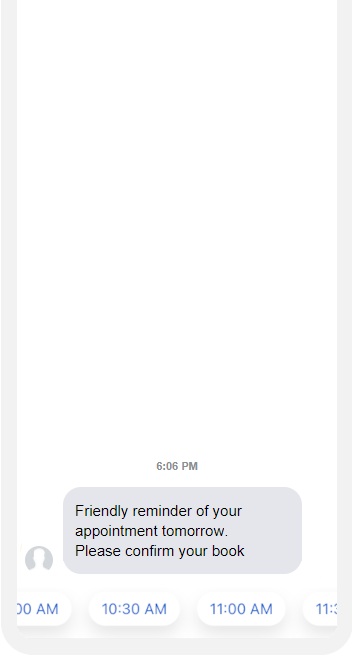 Choice Message with quick replies